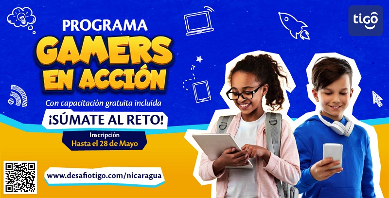 Tigo Nicaragua abre convocatoria para “Gamers en Acción”