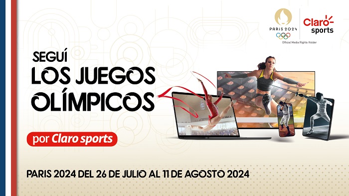 Claro Sports amplía su oferta para que los aficionados de sigan los Juegos Olímpicos Paris 2024