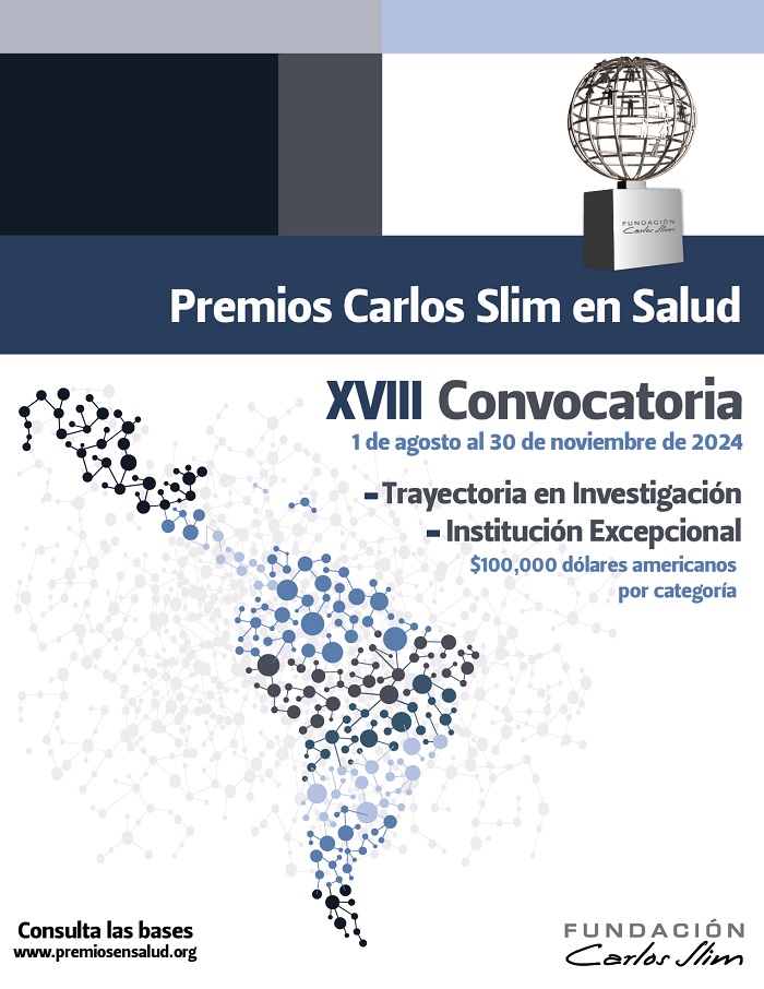 Inició la XVIII Convocatoria para los Premios Carlos Slim en Salud