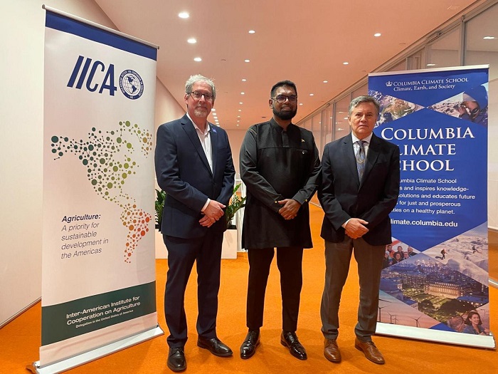 La Universidad de Columbia y el IICA, junto a referentes internacionales y el presidente de Guyana, construyen narrativa para explicar al mundo el papel estratégico de la agricultura de América Latina