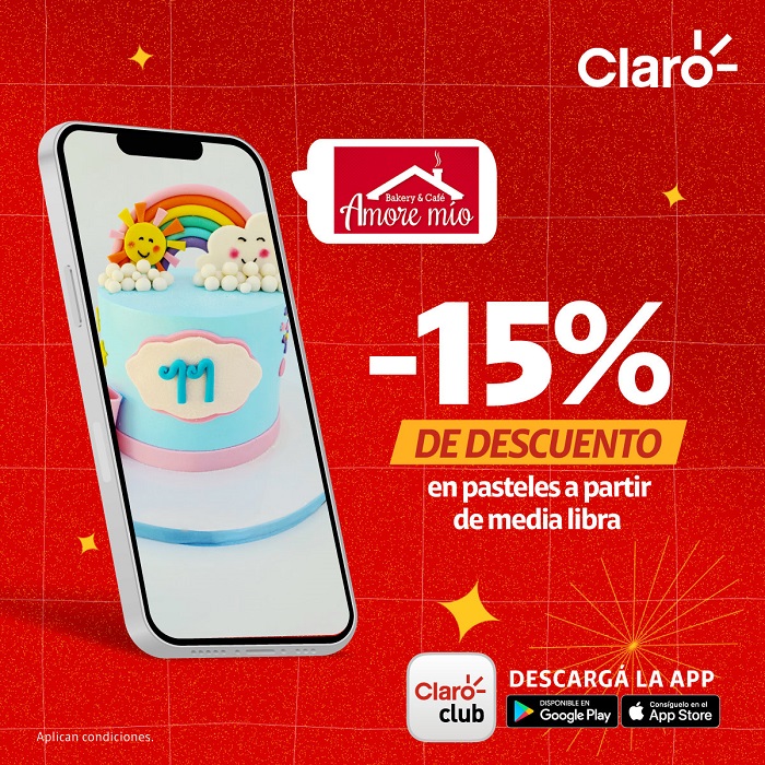 Endulza tu día con Amore Mío y Claro Club