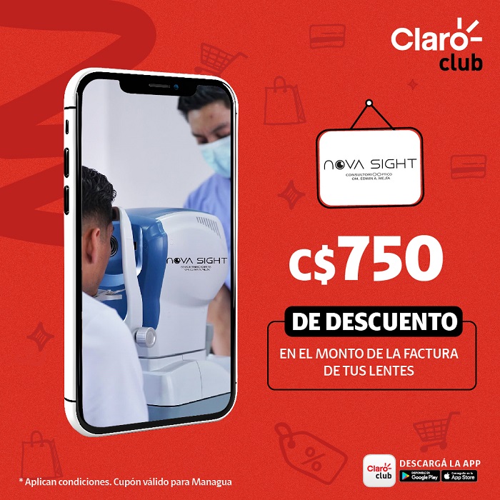 Claro Club te ayuda a cuidar tu visión con Nova Sight