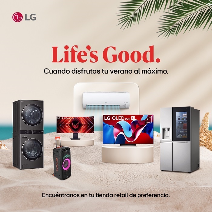 Música, frescura y entretenimiento para vivir al máximo esta temporada de verano con LG